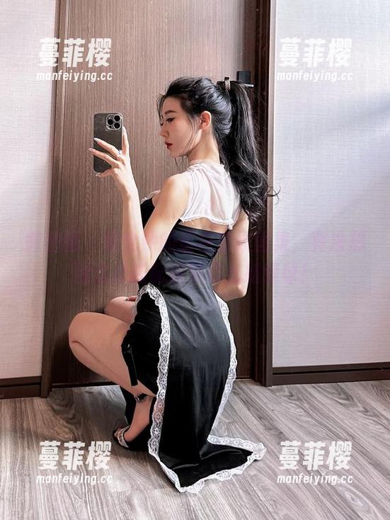 微密圈 - 黎允熙的蓝白条纹图集，真没想到这样搭配居然这么抓眼球！